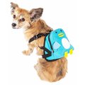 Petpurifiers Waggler Hobbler Large-Pocketed Compartmental Animated Dog Harness Backpack, Blue - Small PE2640341